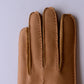 Cashmere-lined deerskin gloves, Beige