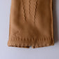 Cashmere-lined deerskin gloves, Beige