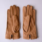 Cashmere-lined deerskin gloves, Beige