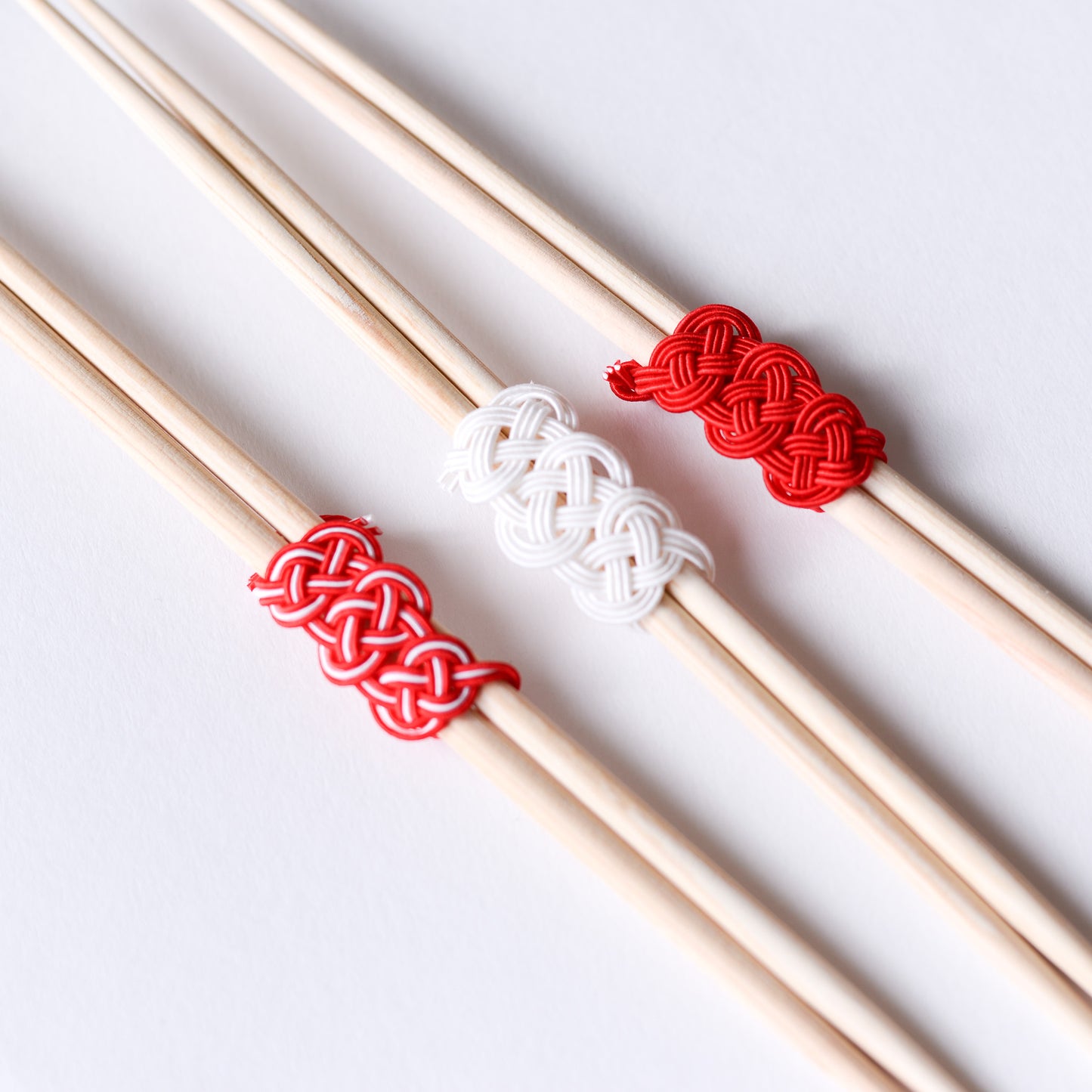 Mizuhiki Chopsticks (3 pairs) Red