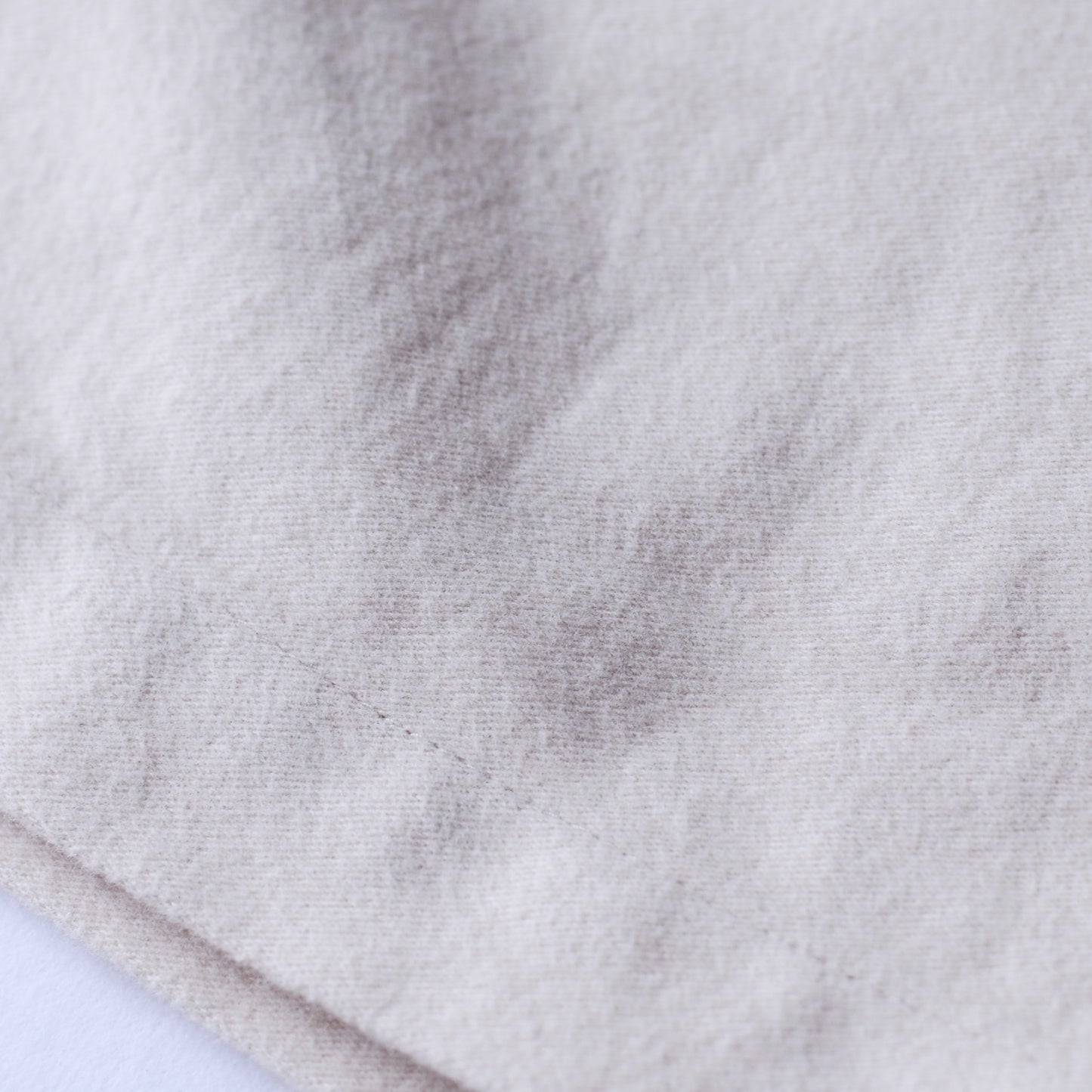 Organic Cotton Premium Suede Pants, Off-White