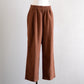 Organic Cotton Premium Suede Pants, Brown