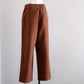 Organic Cotton Premium Suede Pants, Brown