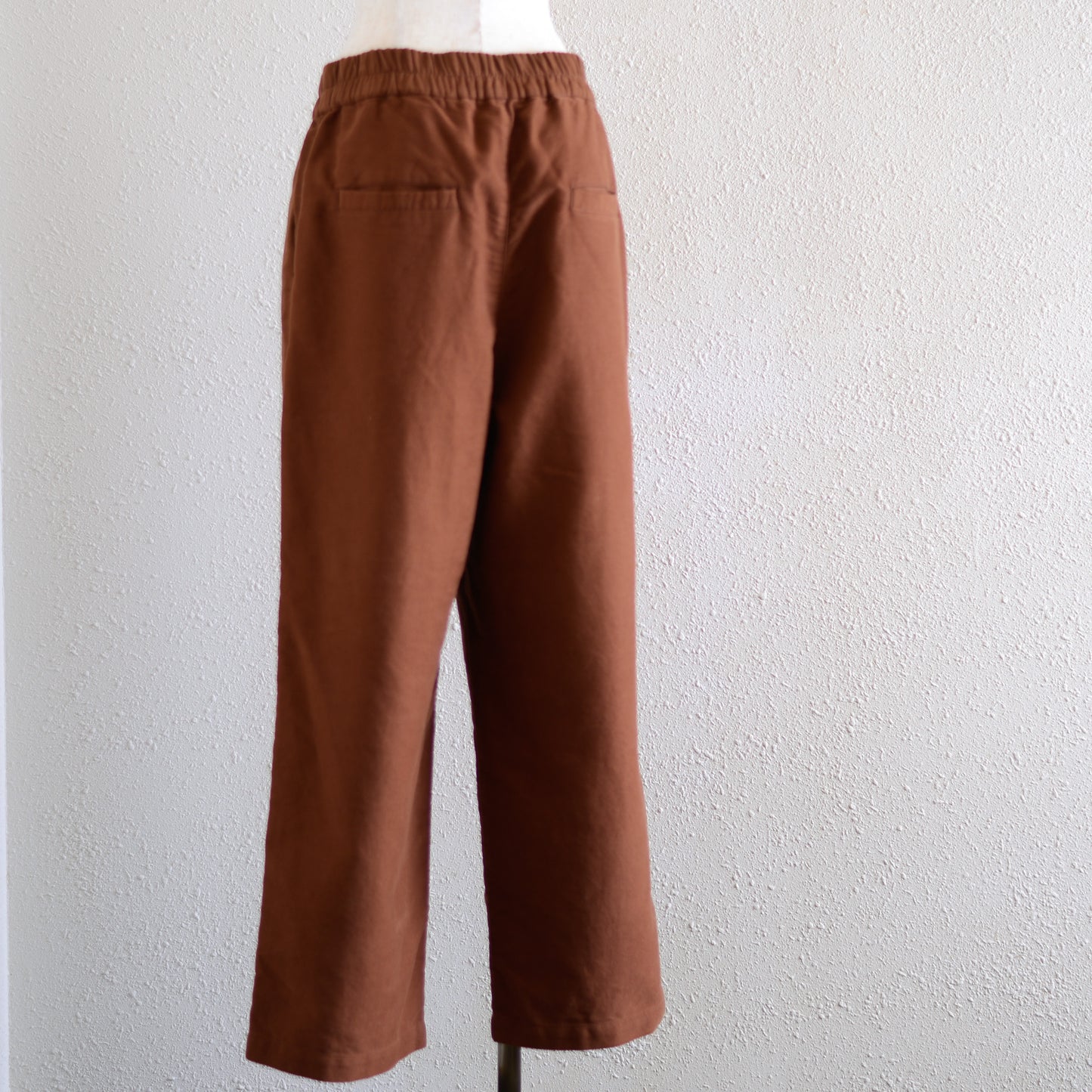Organic Cotton Premium Suede Pants, Brown
