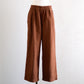 Organic Cotton Premium Suede Pants, Brown