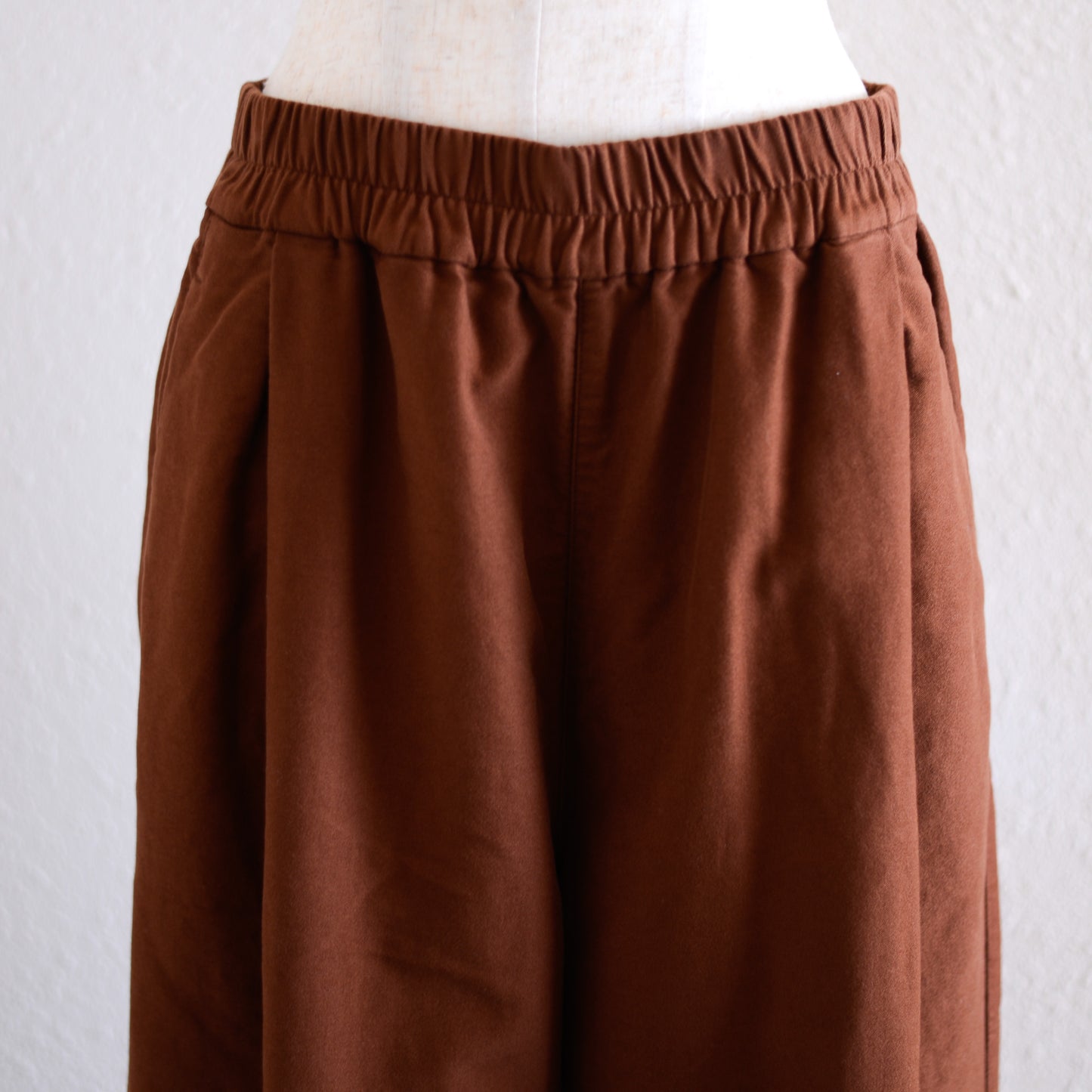 Organic Cotton Premium Suede Pants, Brown