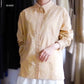 エンブロイダードコットンシャツ Khaki