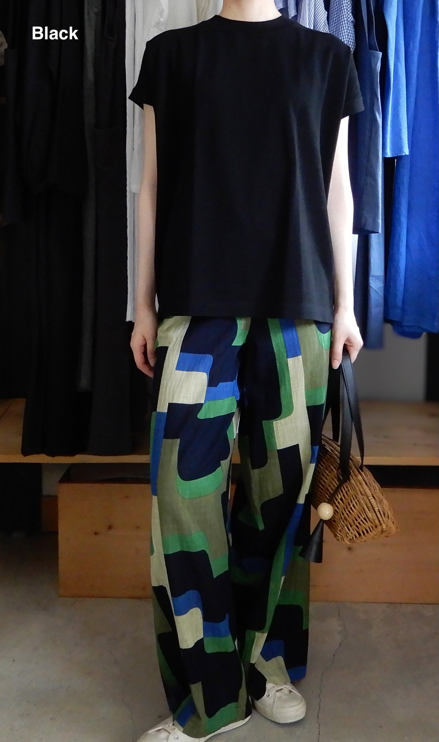 コットン鹿子フレンプルオーバー Dark Green