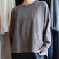 コットンローポケットTシャツ Off White