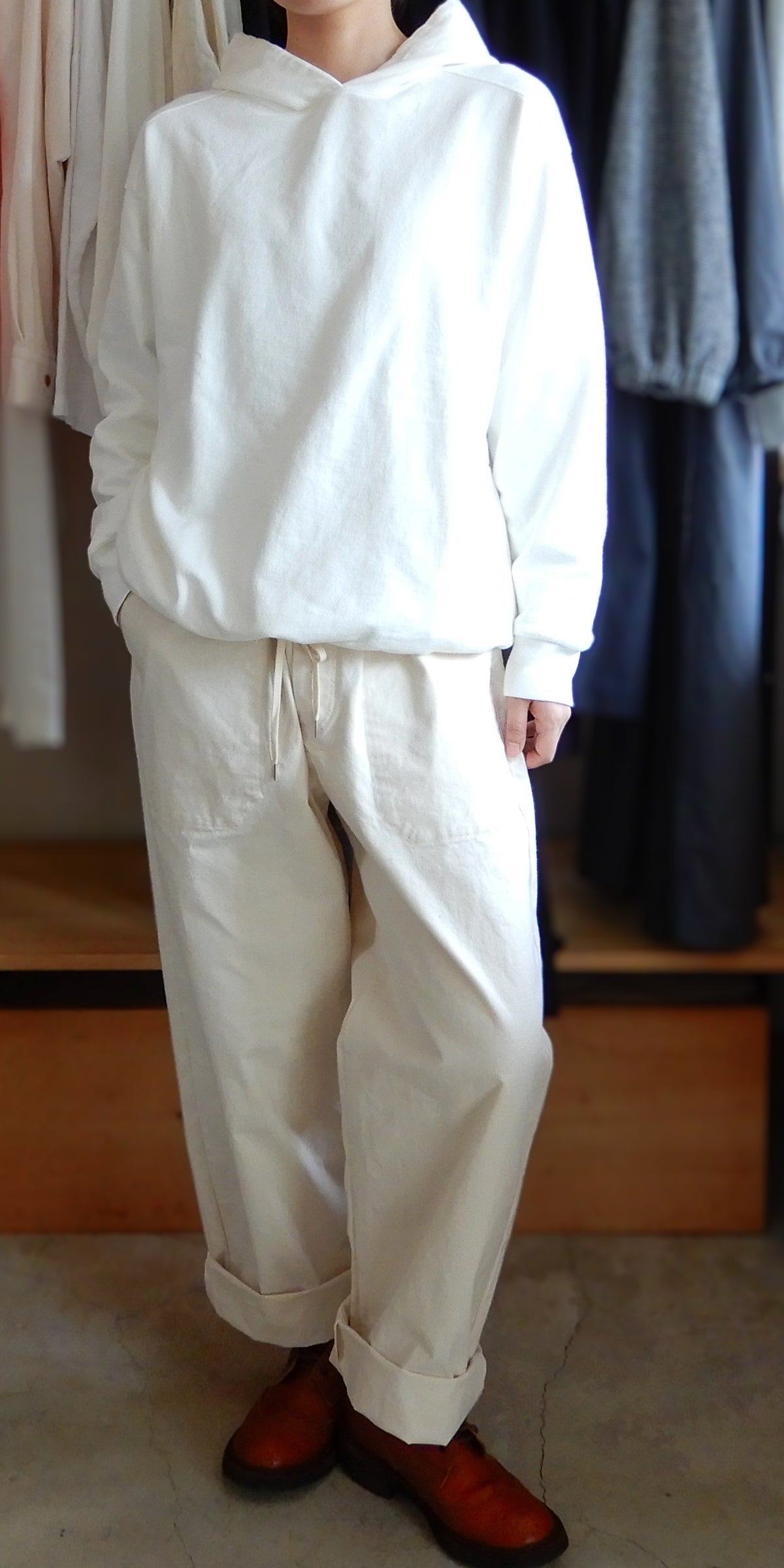 コットンワークパンツ 生成
