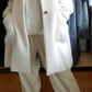 ウールシャギーマックコート Off White