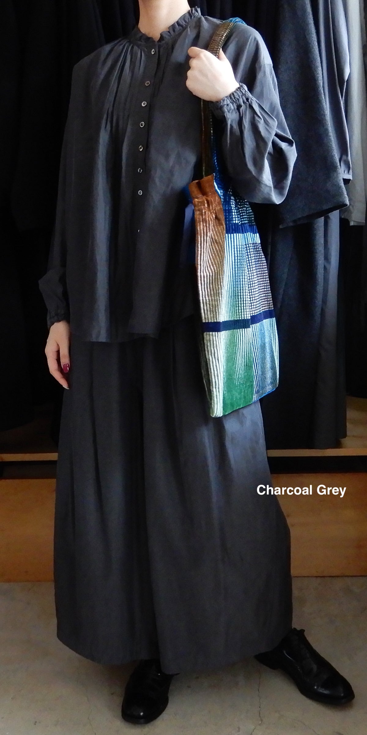 Cupra Cotton Culotte Pants Blue