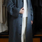 Soft wool long coat Gray